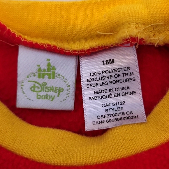 Disney Lightning McQueen red fleece pajama set - Picture 2 of 4